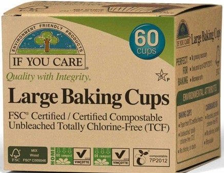 If You Care Baking Cups (Unbleached & Chlorine Free) 60pk - Large For Cheap