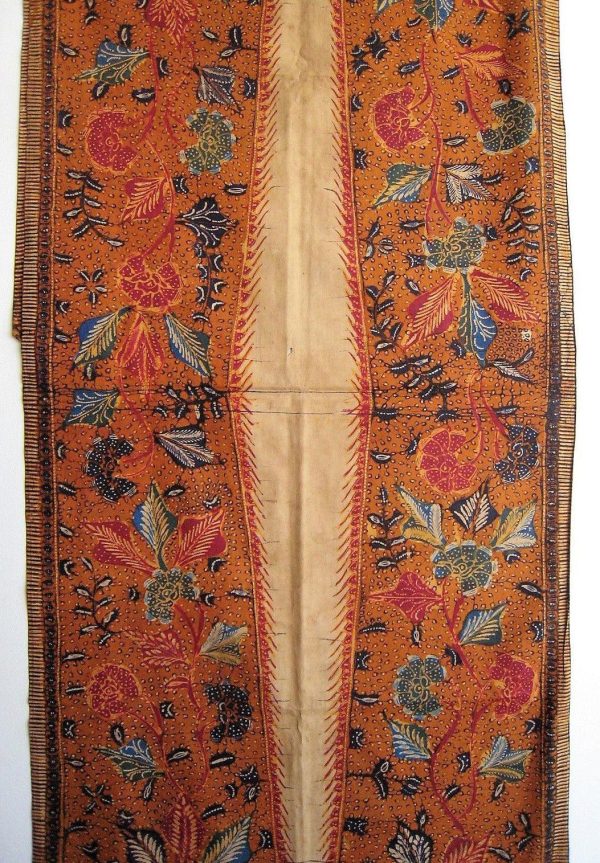 1296 Antique Batik Tulis Kemben Textile Shawl Online