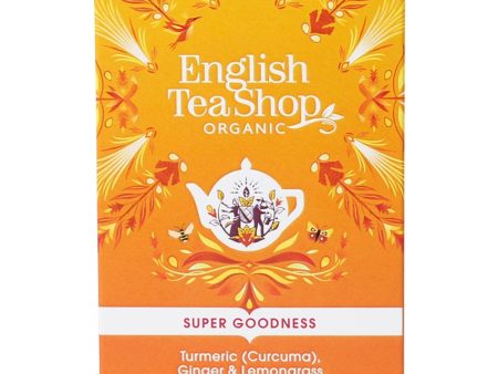 English Tea Shop Organic Turmeric, Ginger & Lemongrass Teabags 20pk Discount