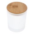 Frosted Glass Jar with Bamboo Lid 250ml Online Hot Sale