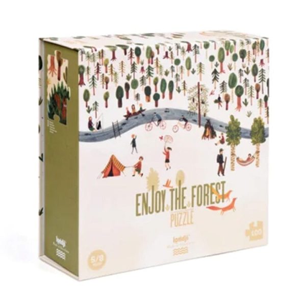 Londji 100 Piece Jigsaw Puzzle Enjoy the Forest Fashion