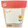 Sow  n Sow Gift of Seeds Christmas Card - Sunflower Christmas Greetings Online