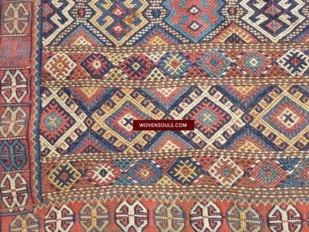 1050 Antique Kurdish Rug - Gallery-2 Sale