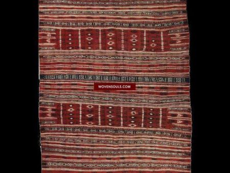 1321 Antique Tunisian Mushtia Textile on Sale