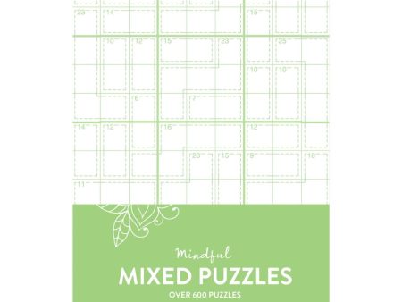 Mindful 600 Puzzles Mixed Puzzles - Pastel Green Fashion