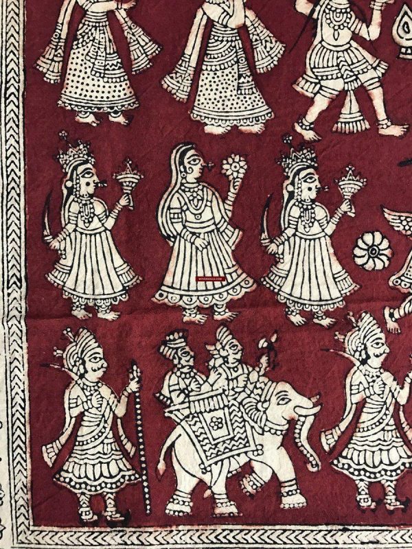 439 Mata Ni Pachedi Kalamkari Art Painting Online