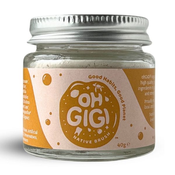 OhGiGi Organic Toothpowder - Native Brush on Sale