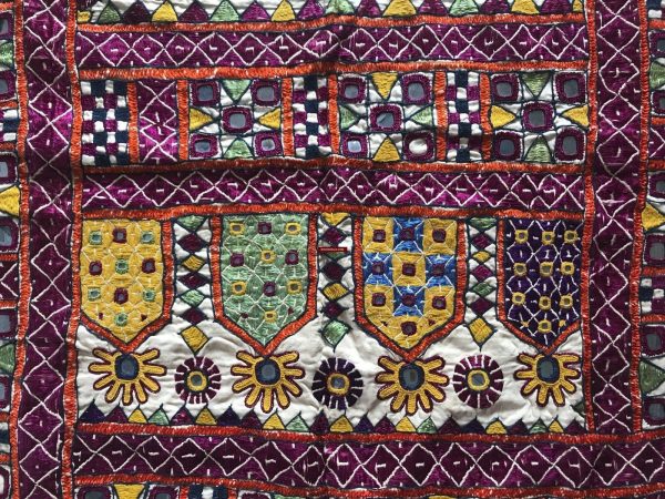 1200 Vintage Kutch Embroidery Home Decor Textile For Cheap