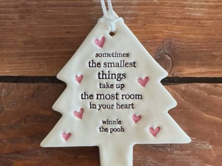 Paper Boat Press Christmas Ornament - Winnie The Pooh - Sometimes For Discount