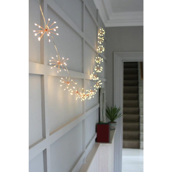 Lumina Indoor & Outdoor Starburst Chain Lights - Plug in For Sale