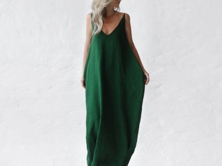 Seaside Tones Nanami Maxi Dress - Green on Sale