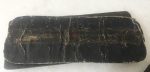 1293 Antique Tibetan Handwritten Manuscript in Gold on Black Hot on Sale