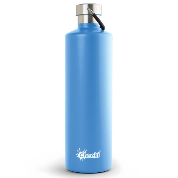 Cheeki 1 Litre Stainless Steel Insulated Bottle - Azure Sale