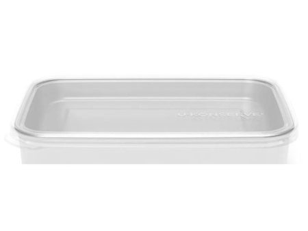 U Konserve Replacement Lid - Clear Rectangle Container in 828ml 28oz For Discount