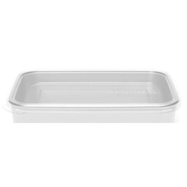 U Konserve Replacement Lid - Clear Rectangle Container in 828ml 28oz For Discount