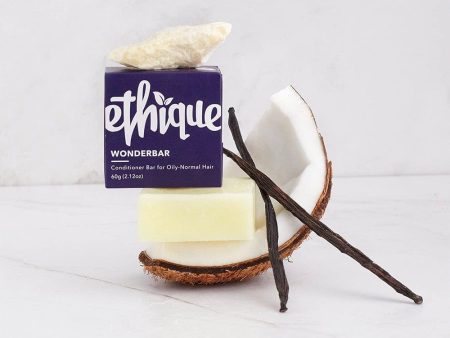 ETHIQUE Solid Conditioner Bar for Oily or Normal Hair 60g - Wonderbar Online now