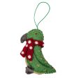 Fairtrade Felt Christmas Decoration - Kea Parrot For Discount