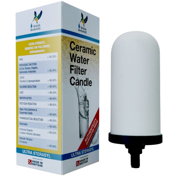 British Berkefeld Ultra Sterasyl water filter candle for ceramic water purifier PFAS (9 month) For Sale