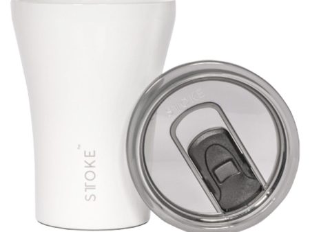 Sttoke Insulated Reusable Cup 8oz 227ml - White Supply