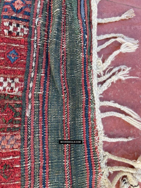 1316 Antique Caucasian Verneh Shaddah Rug Fragment Hot on Sale