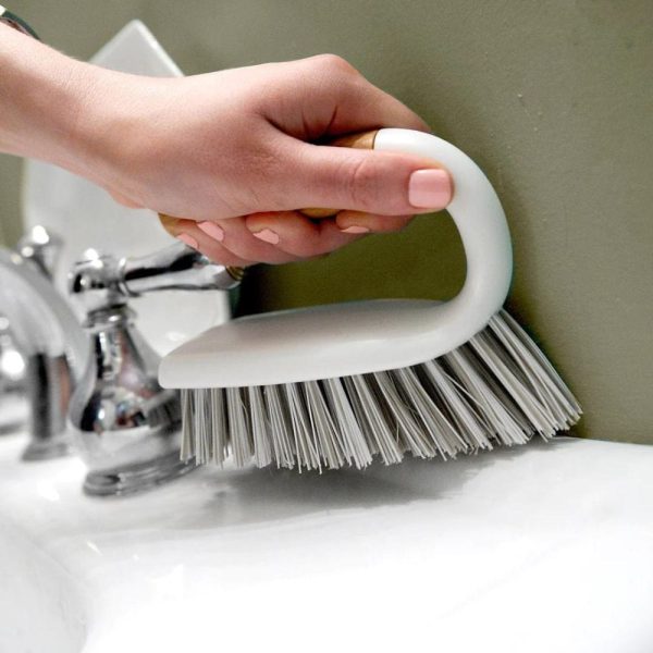 Full Circle Tough Stuff All-Purpose Scrub Brush - White Online now