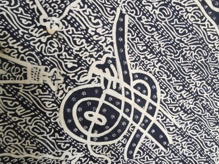 1443 Antique Calligraphy Jambi Batik Bertulis Hand Drawn Textile  Kain Arab Discount