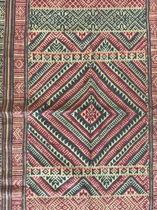 1229 Antique Bhutan Textile Handwoven Shawl Online Hot Sale