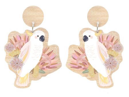 Aero Designer Earrings - Cockatoo Hot on Sale