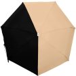 ANATOLE Two Toned Micro Umbrella Beige & Black ALICE Hot on Sale