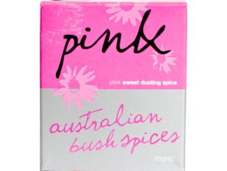 Australian Bush Spices - Pink Sweet Dusting Blend 80g (cardboard box) Online