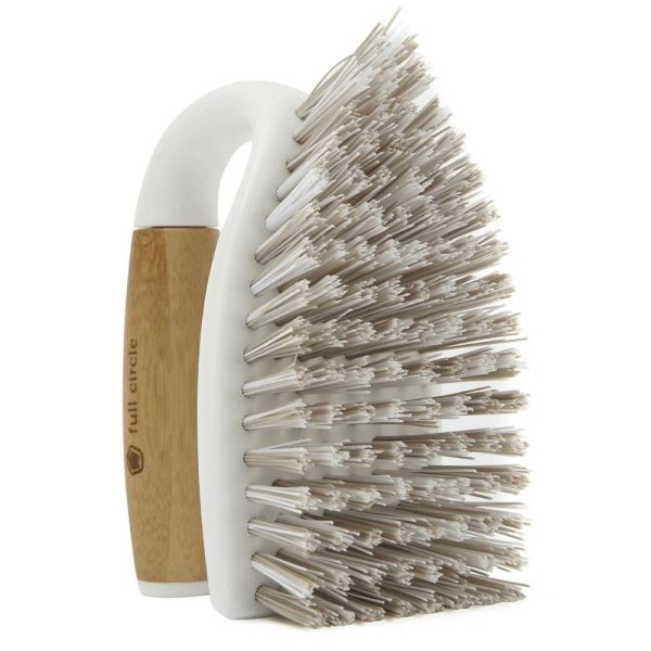 Full Circle Tough Stuff All-Purpose Scrub Brush - White Online now