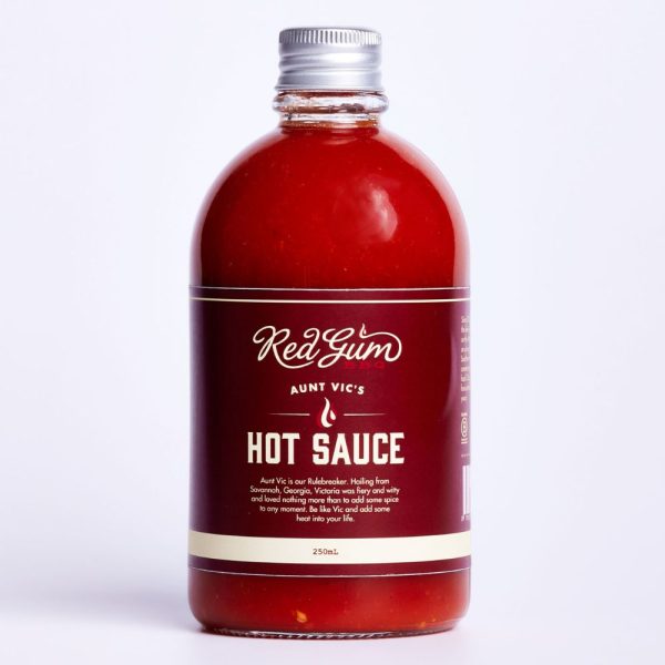 Red Gum BBQ  Aunt Vic s Hot Sauce 280ml Sale