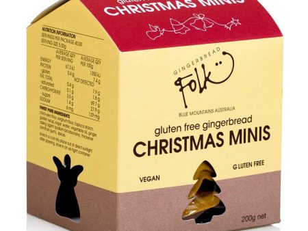 Gingerbread Folk Gluten Free Christmas Minis 200g Supply