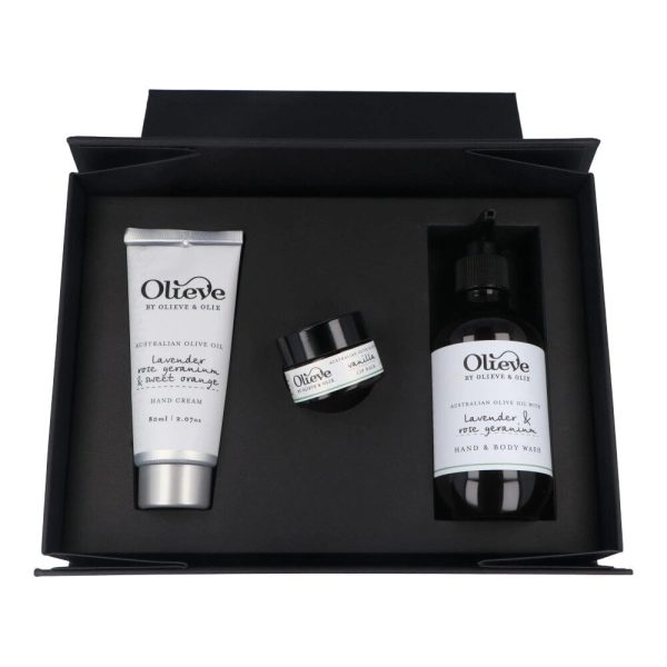 Olieve Gift Box Set - Lavender Rose Geranium Online