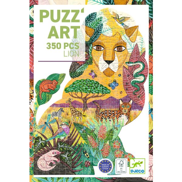 Djeco Art Puzzle 350 piece - Lion For Discount