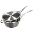 Solidteknics Nöni Stainless Steel 2.5L Saucepan + 23cm Skillet Lid Set on Sale