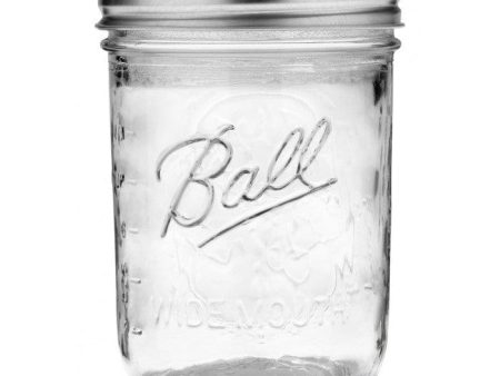 Ball Mason Jar Pint 475ml 16oz - Wide Mouth For Discount