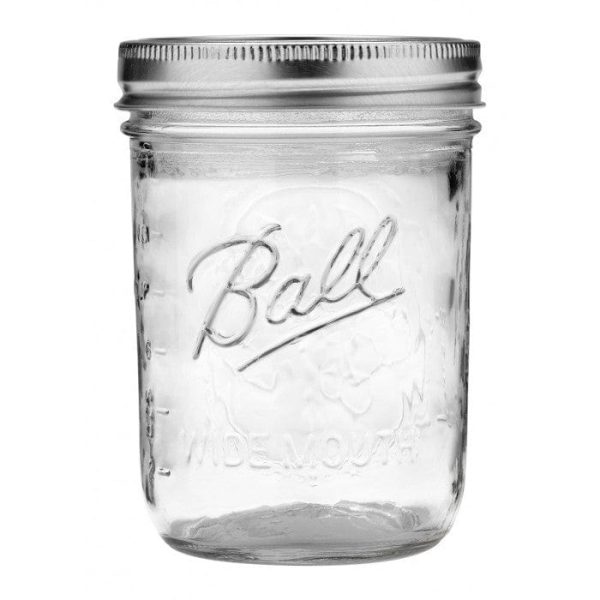 Ball Mason Jar Pint 475ml 16oz - Wide Mouth For Discount