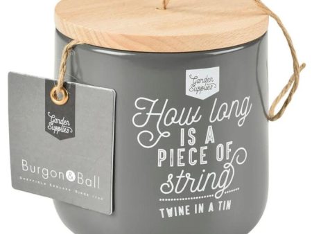 Burgon & Ball Twine Dispenser - Charcoal Discount