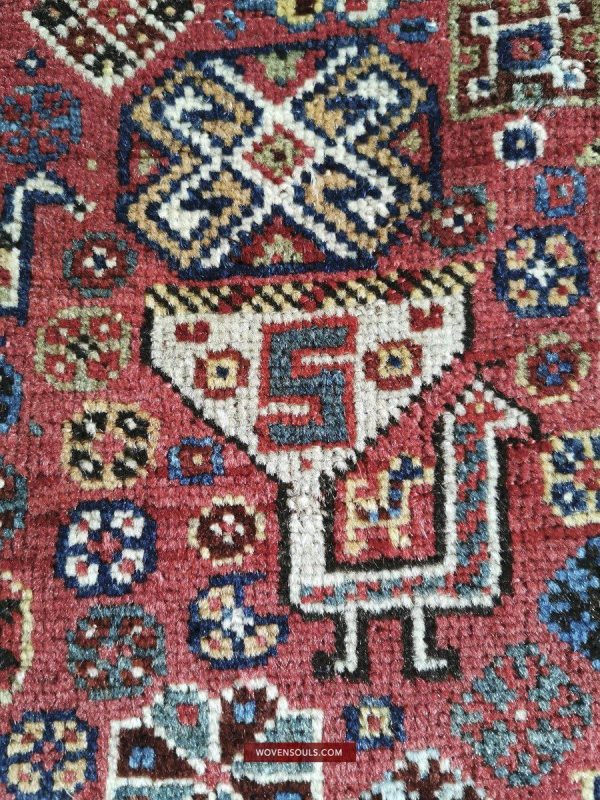 1388 The Wovensouls Antique Peacock Shekarlu Rug Fashion