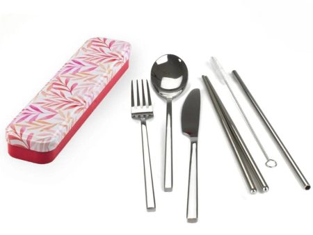 Carry Your Cutlery Portable Cutlery Set - Watercolours For Discount