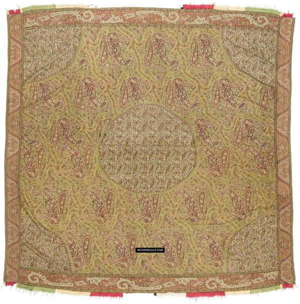 1472 Antique Kashmir Pashmina Moon Shawl Online Hot Sale