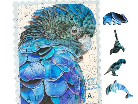 Twigg Wooden Jigsaw Puzzle - 74 pieces - Blue Bird Sally Edmonds on Sale