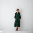 Seaside Tones Oversized Green Dress For Cheap