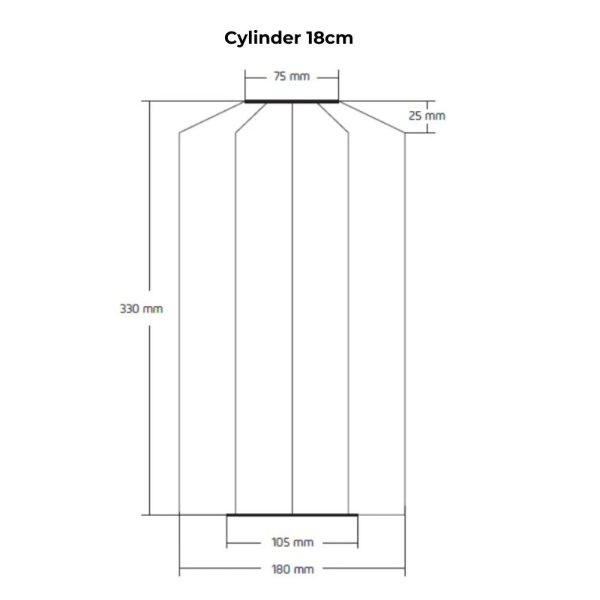 Lumiz Outdoor LED Solar Lantern - Cylinder 18cm Online Hot Sale