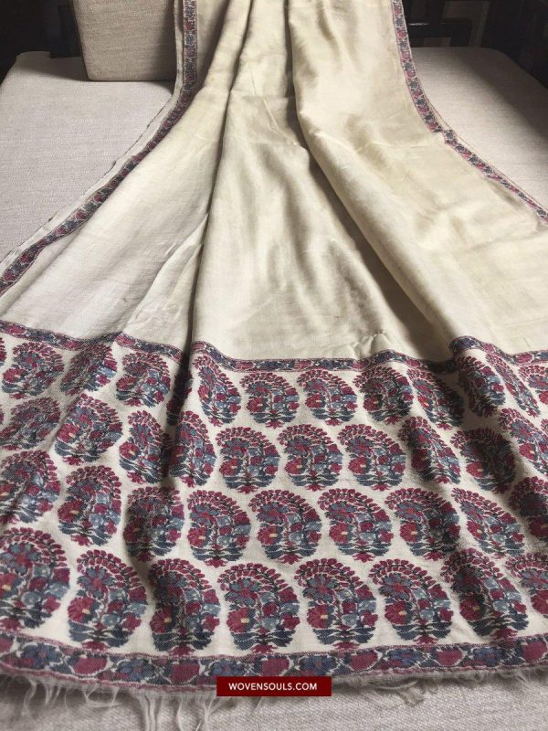 1474 Antique Kashmiri Pashmina Dochalla Shawl For Discount