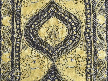 1397 Antique Deccan Ceremonial Phulkari Textile Online Sale