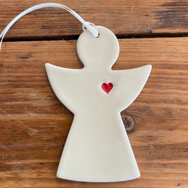 Paper Boat Press Ceramic Christmas Decoration - Angel Online