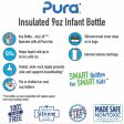 Pura Kiki Insulated Sippy Bottle 260ml - Slate Sale