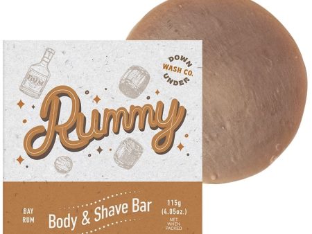 Downunder Wash Co Rummy Body & Shave Soap Bar 115g For Cheap